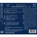 Beethoven: Piano Sonatas 30-32
