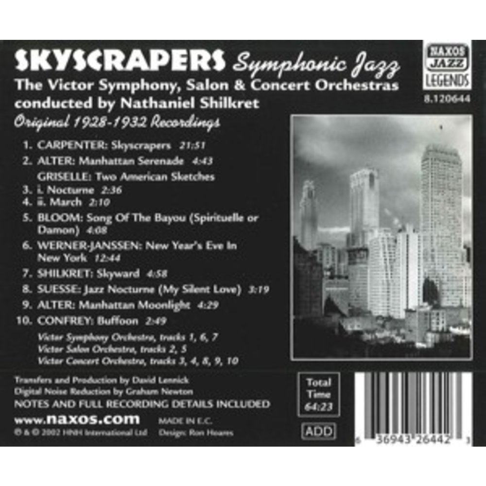 Naxos Skycrapers Symphonic Jazz