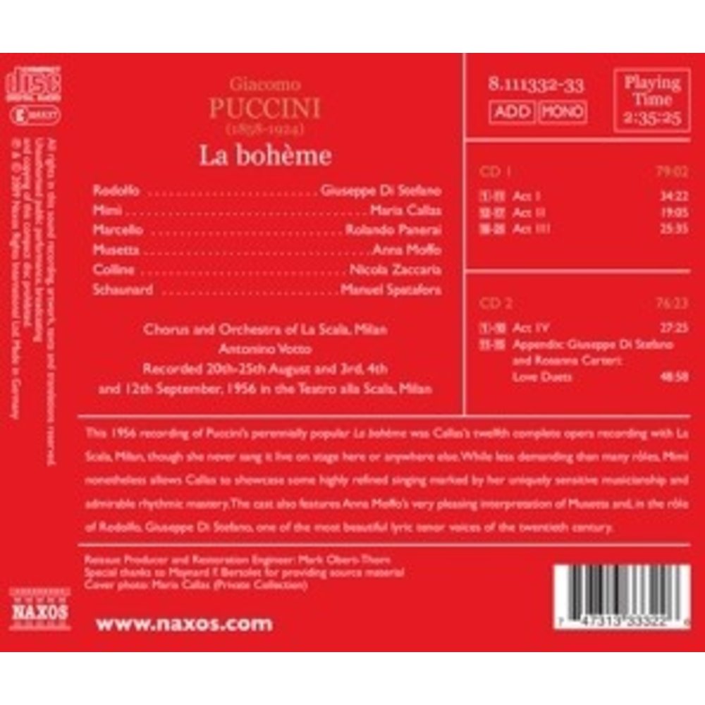 Puccini: La Boheme (Callas)