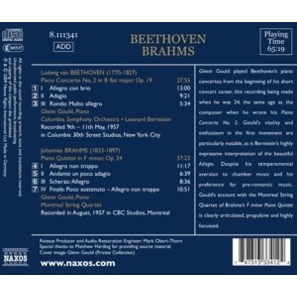 Gould: Beethoven/Brahms