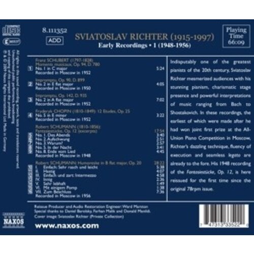 Richter: Early Recordings 1