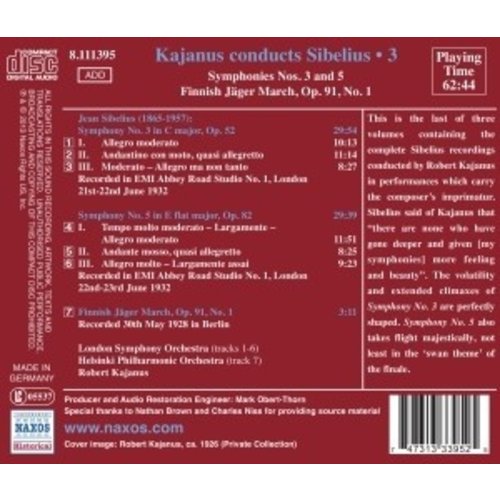 Kajanus Conducts Sibelius 3