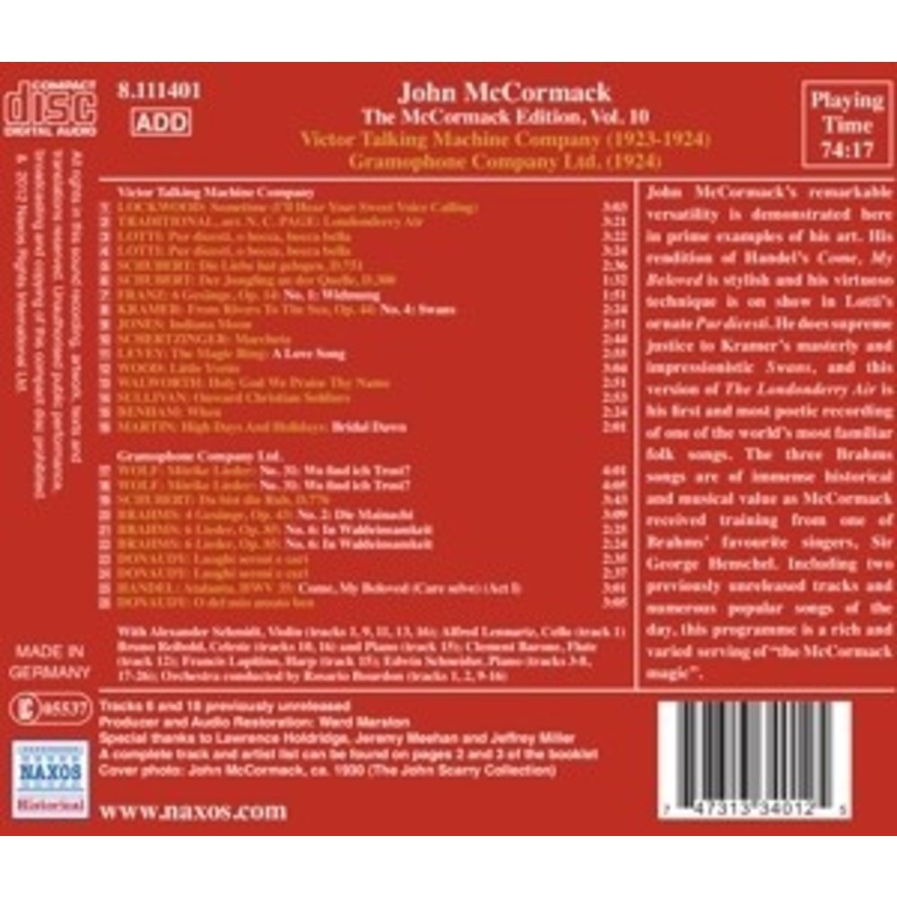 Mccormack: Edition Vol.10