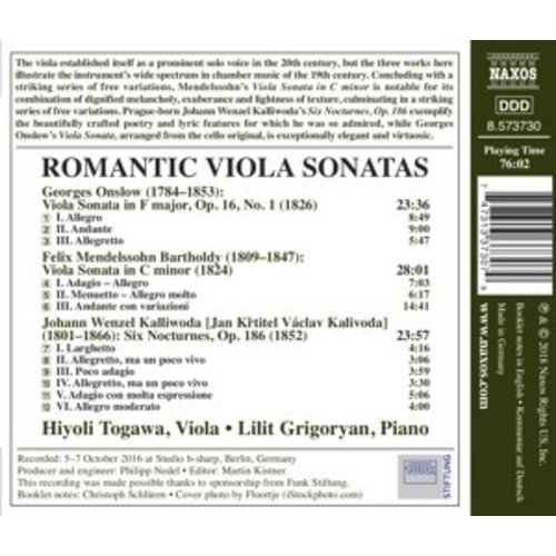 Naxos Romantic Viola Sonatas