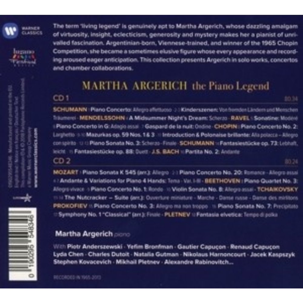 Erato/Warner Classics The Piano Legend