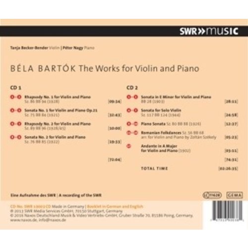 Complete Works For Violin & Piano