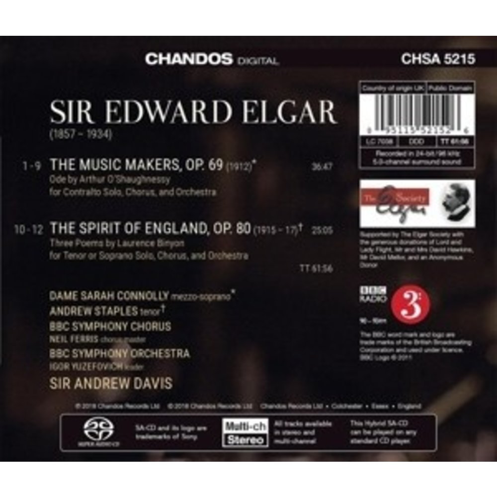CHANDOS The Music Makers The Spirit Of Engl