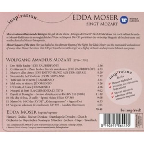 Erato/Warner Classics Edda Moser Sings Mozart