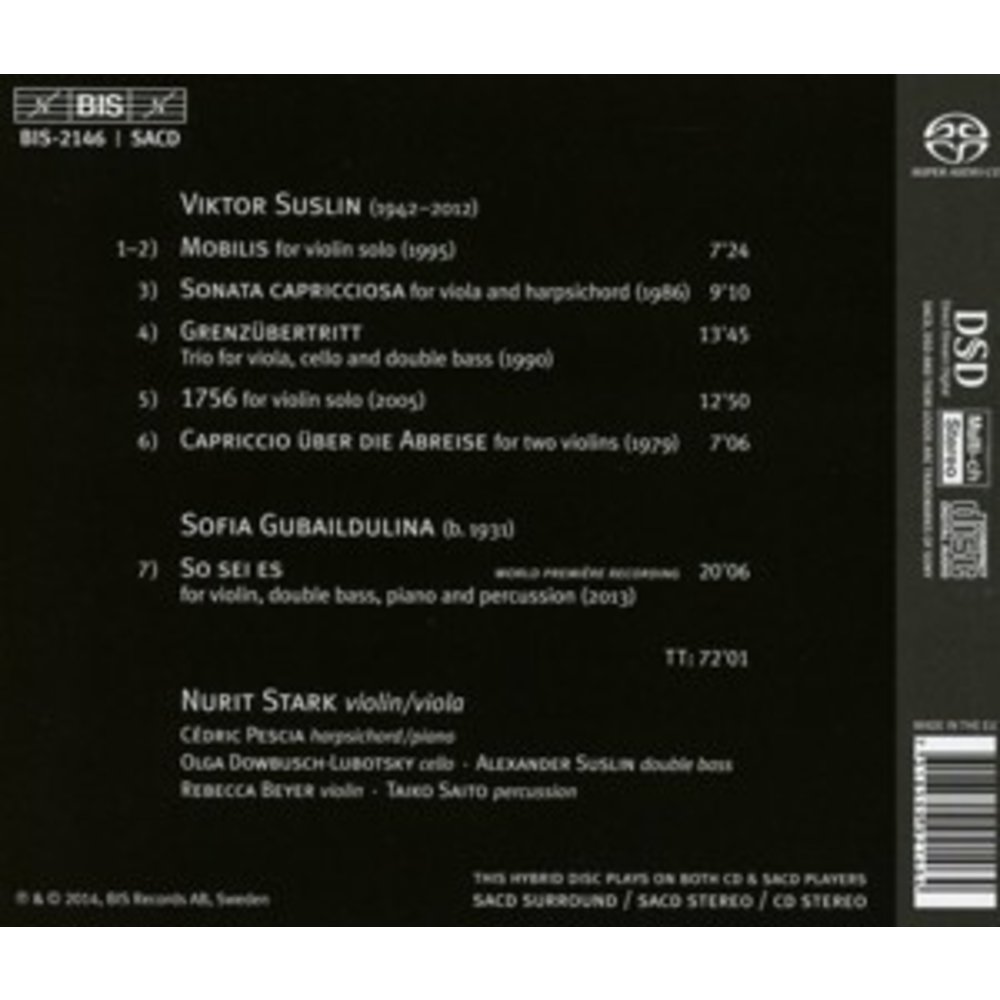 BIS In Memoriam - Chamber Works