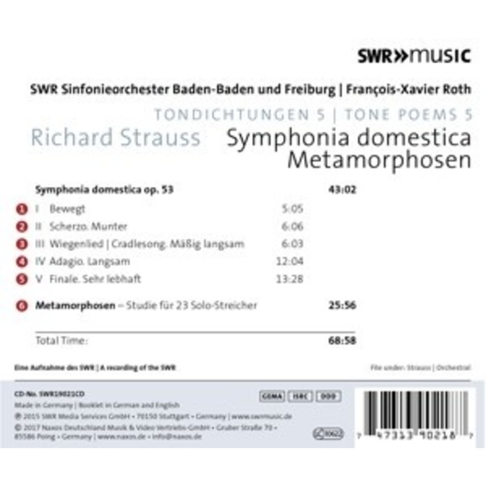 Symphonia Domestica Metarmophosen