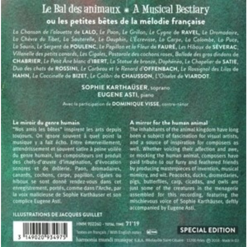 Harmonia Mundi Le Bal Des Animaux