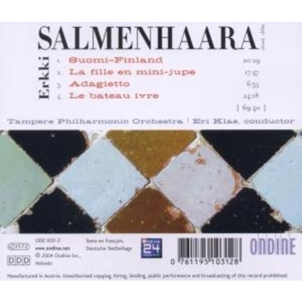 Ondine Works For Orchestra *D*