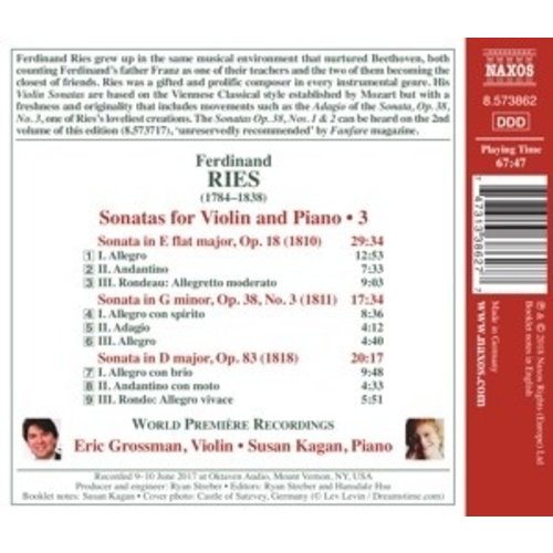 Naxos Violin Sonatas, Vol. 3