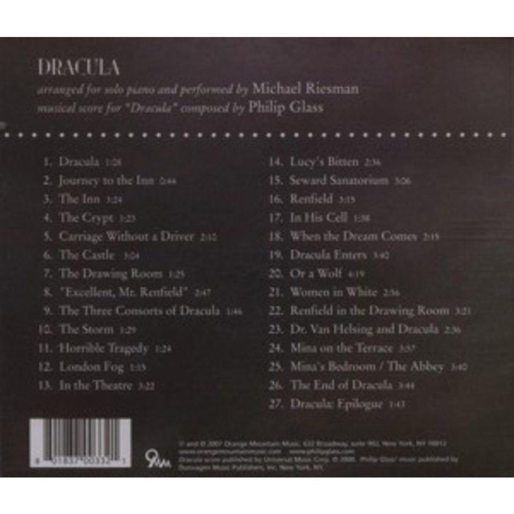 Orange Mountain Music Dracula - Klaviersuite