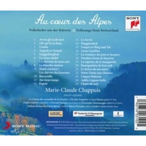 Sony Classical Au Coeur Des Alpes - Volkslieder Aus Der Schweiz