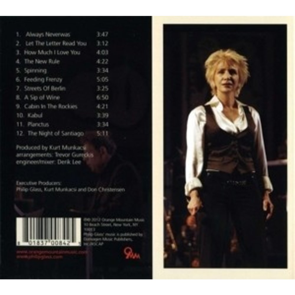 Orange Mountain Music Tara Hugo Singt Philip Glass