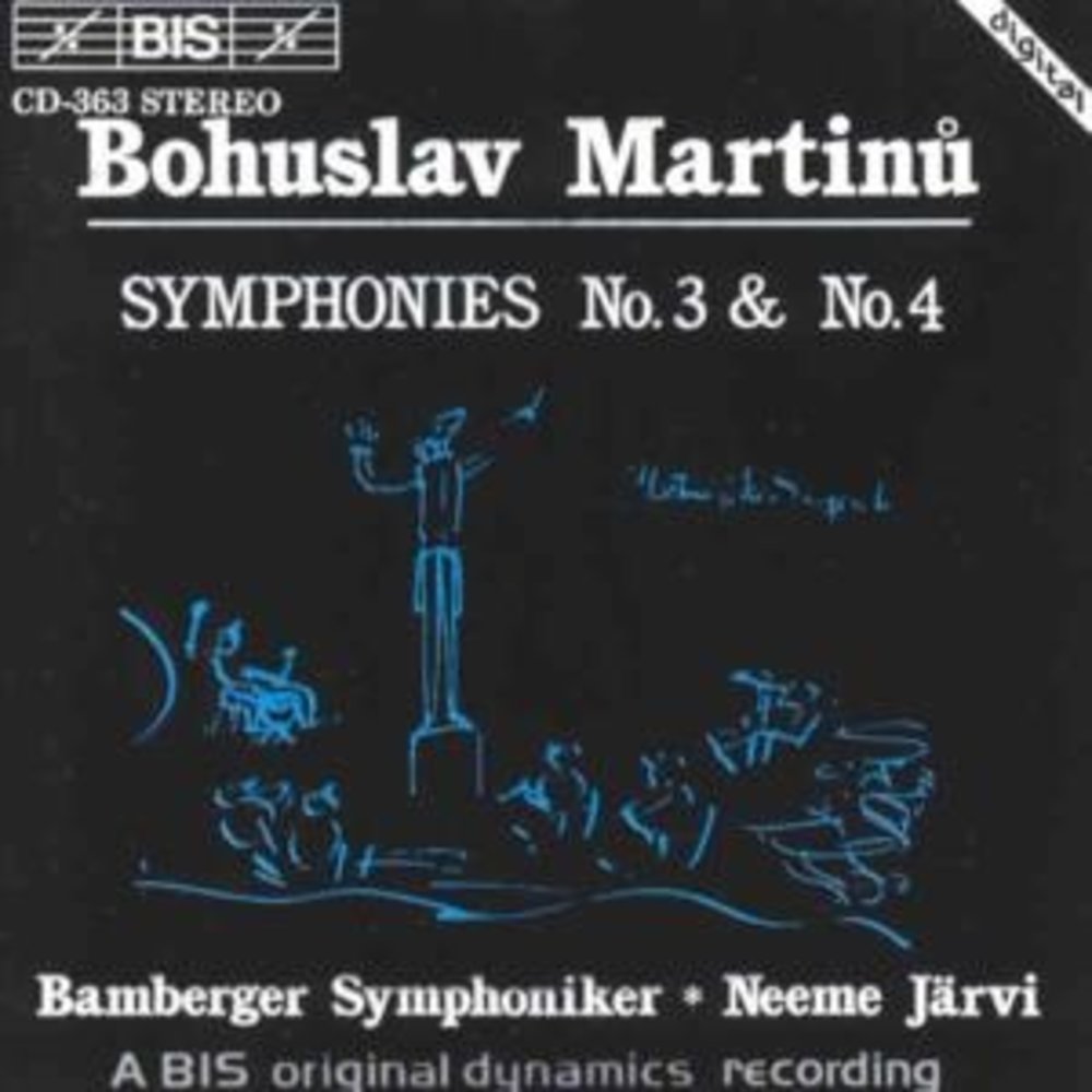BIS Martinu - Symph. 3 + 4