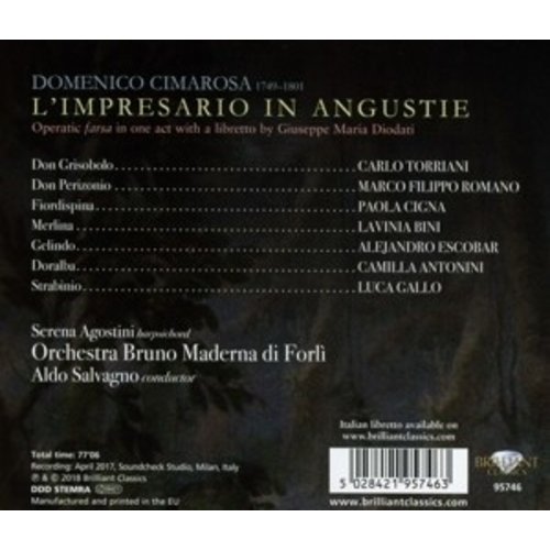 Brilliant Classics Cimarosa: L'impresario In Angustie