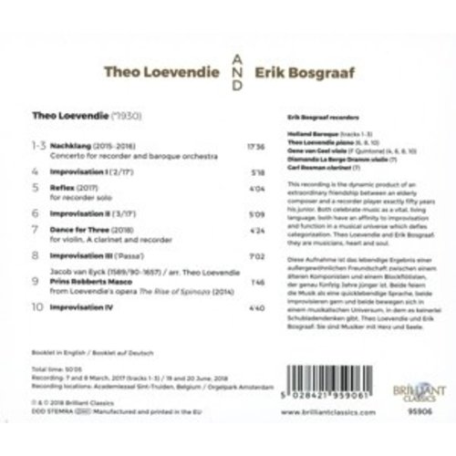 Brilliant Classics Loevendie And Bosgraaf: Nachklang,