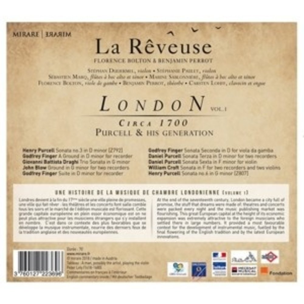 Mirare London Vol.1 Circa 1700 Purcell And