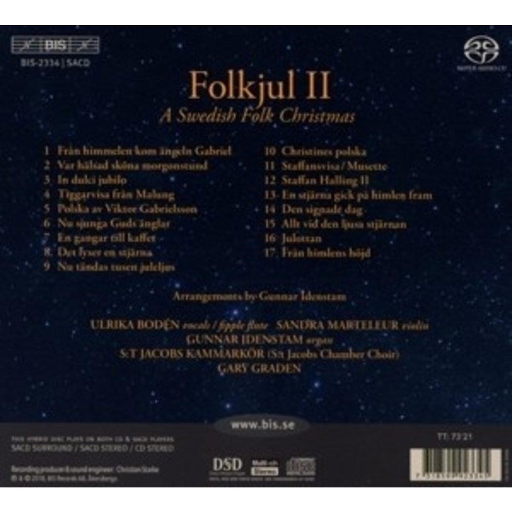 BIS Folkjul Ii -A Swedish Folk Christma