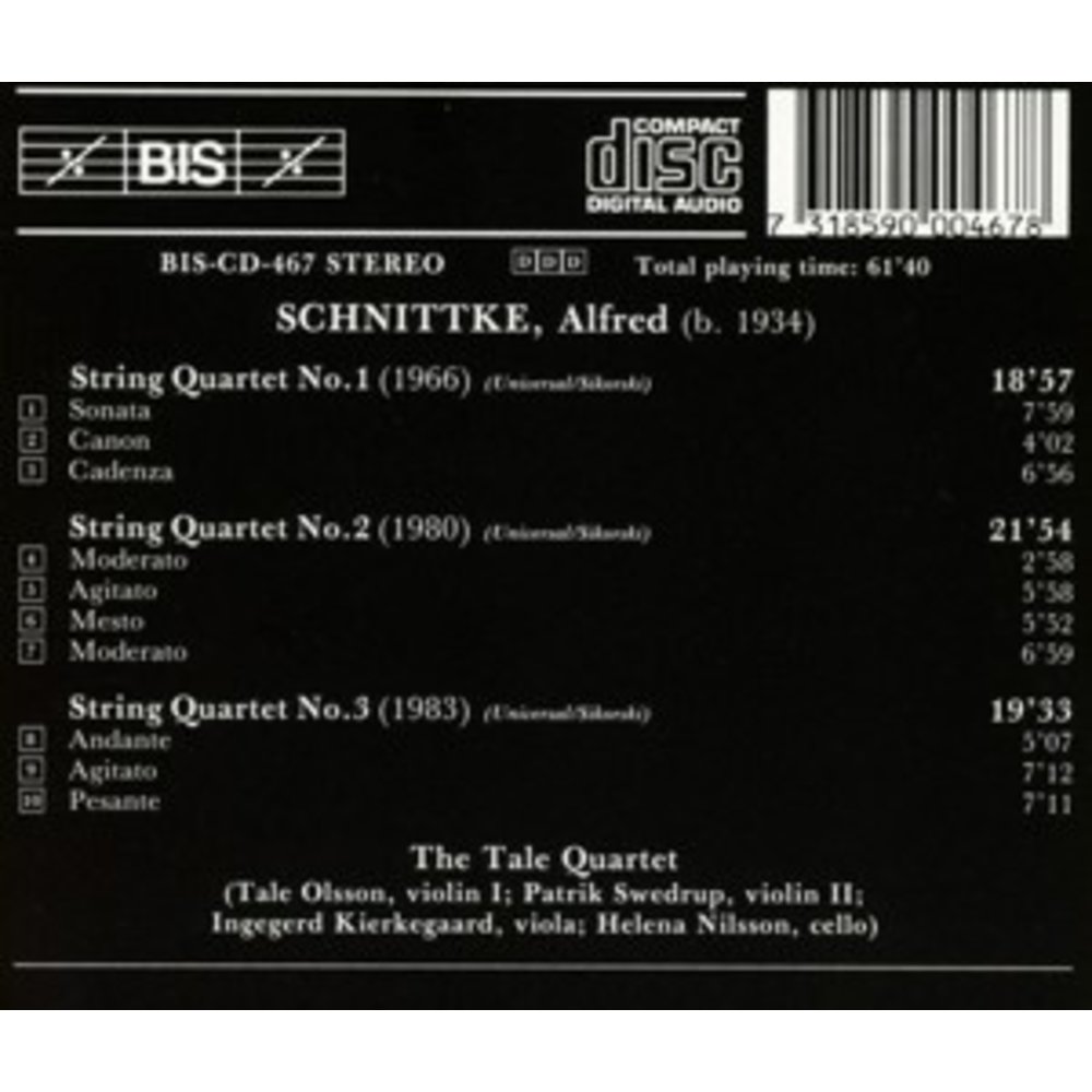 BIS Schnittke - String Qu.