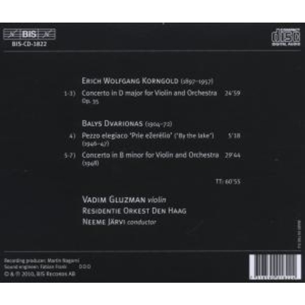 BIS Korngold/Dvarionas