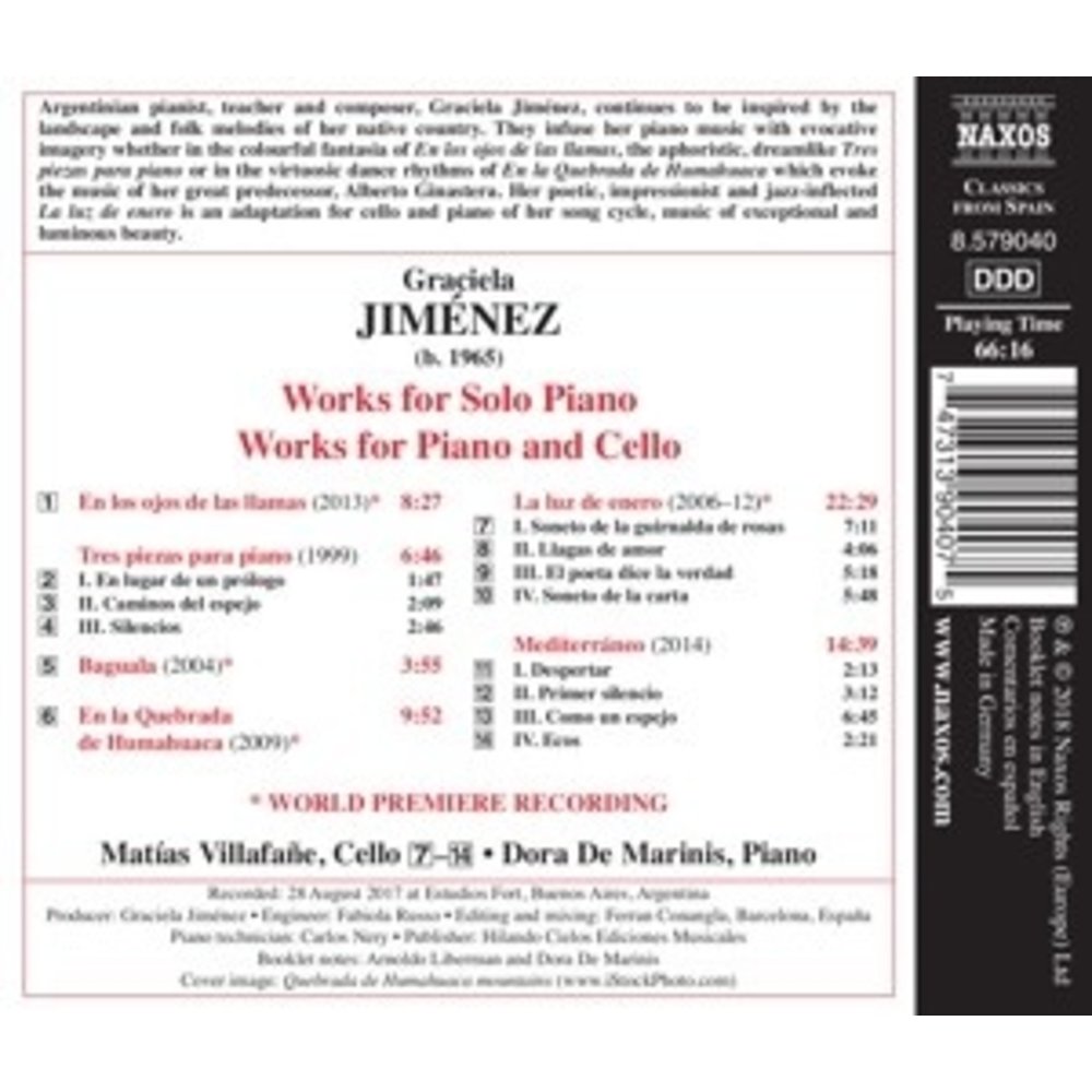 Naxos Works For Piano And Cello