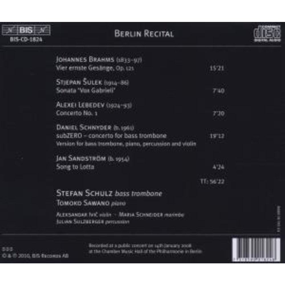 BIS Berlin Recital