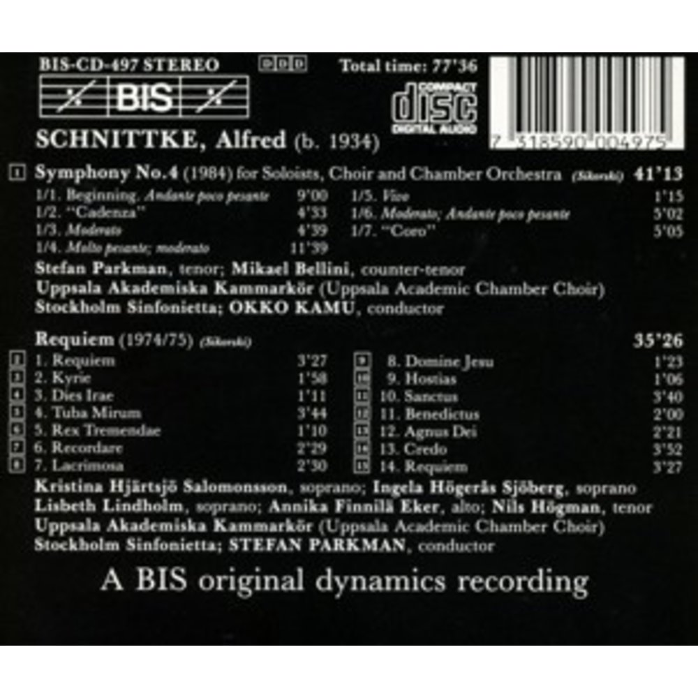 BIS Schnittke - Symph. 4