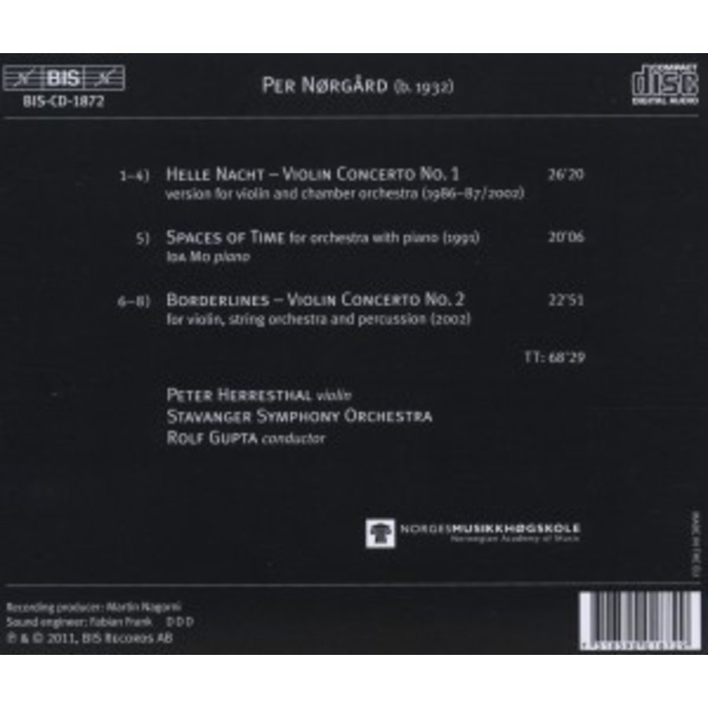 BIS Norgard: Violin Concertos