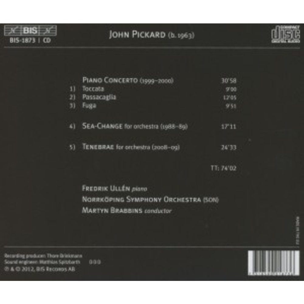 BIS Pickard: Tenebrae