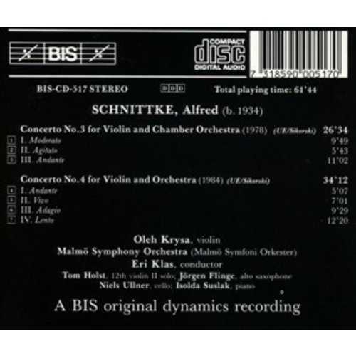BIS Schnittke - Violin Conc.