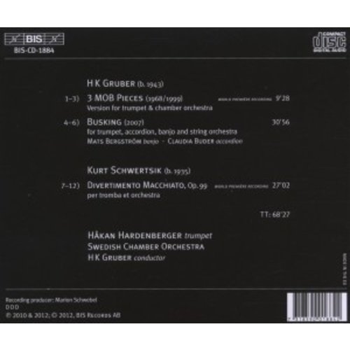 BIS Hakan Hardenberger Plays Gruber & Schwertsik