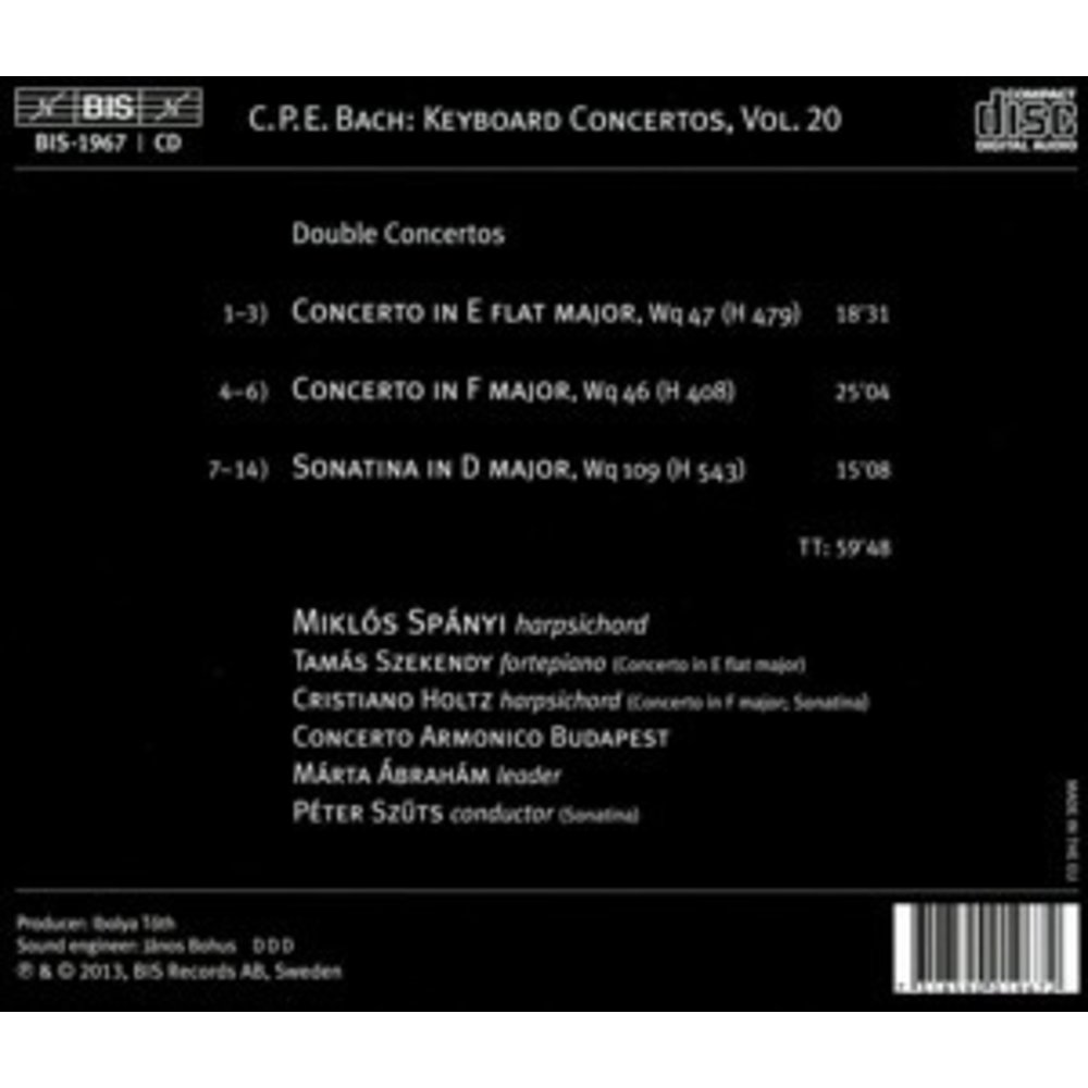 BIS Keyboard Concertos, Vol. 20