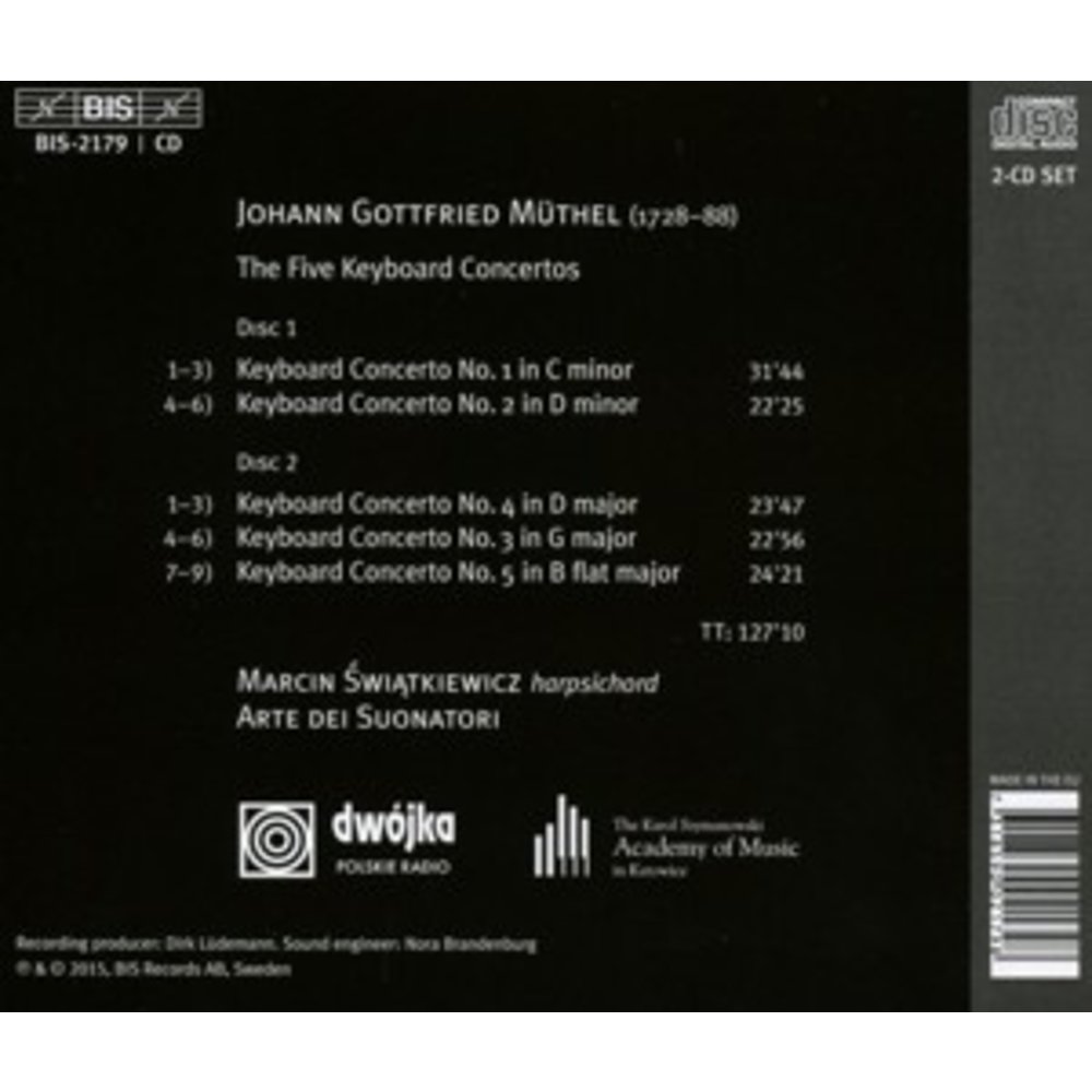 BIS The Five Keyboard Concertos