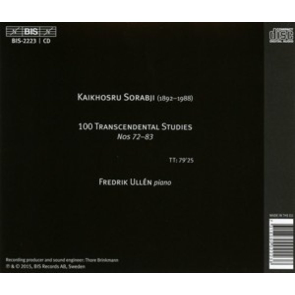 BIS 100 Transcendental Studies (Nos. 72-83)