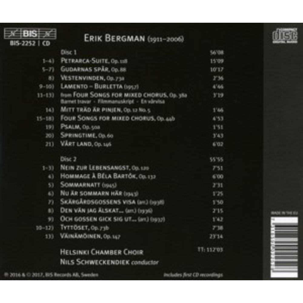 BIS Choral Works 1936 - 2000