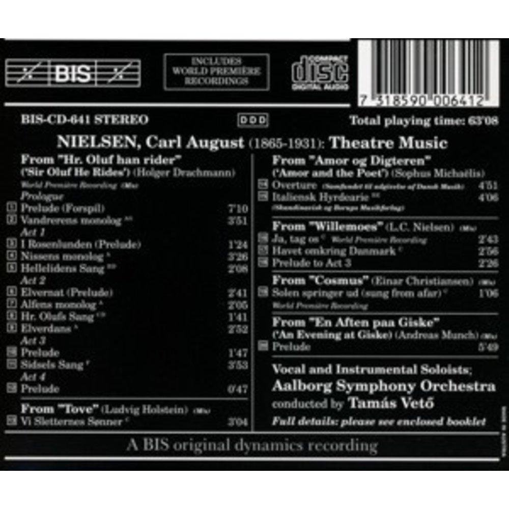 BIS Nielsen - Theatre Music