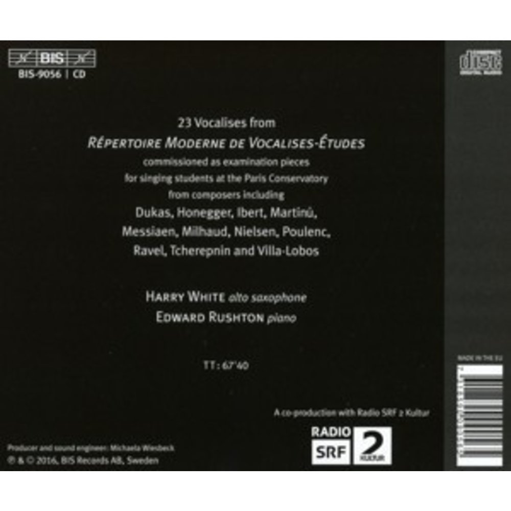 BIS 23 Vocalises - Etudes