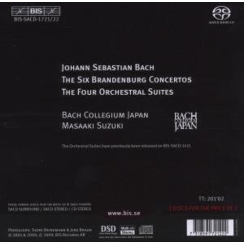 BIS Bach: Brandenburg Concertos & Orchestral Suites