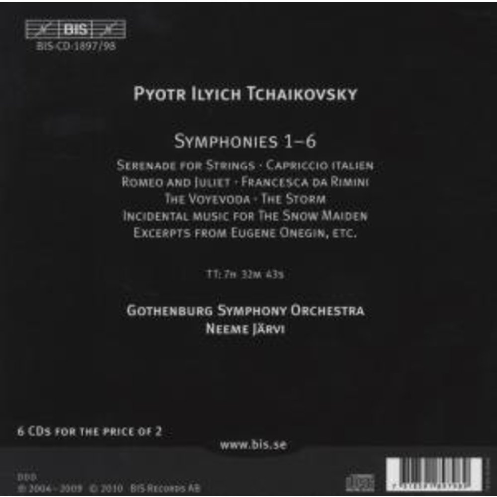 BIS Tchaikovsky: Orchestral Works, Symp