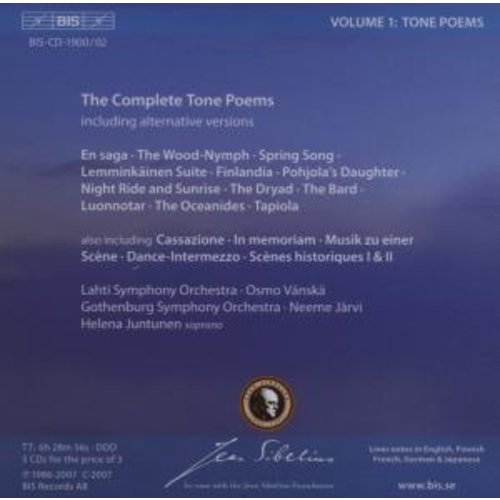 BIS Sibelius 1 - Tone Poems(5/3)