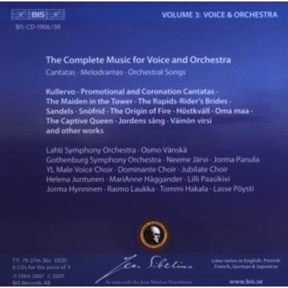 BIS Sibelius 3 - Voice&Orch.(6/3)
