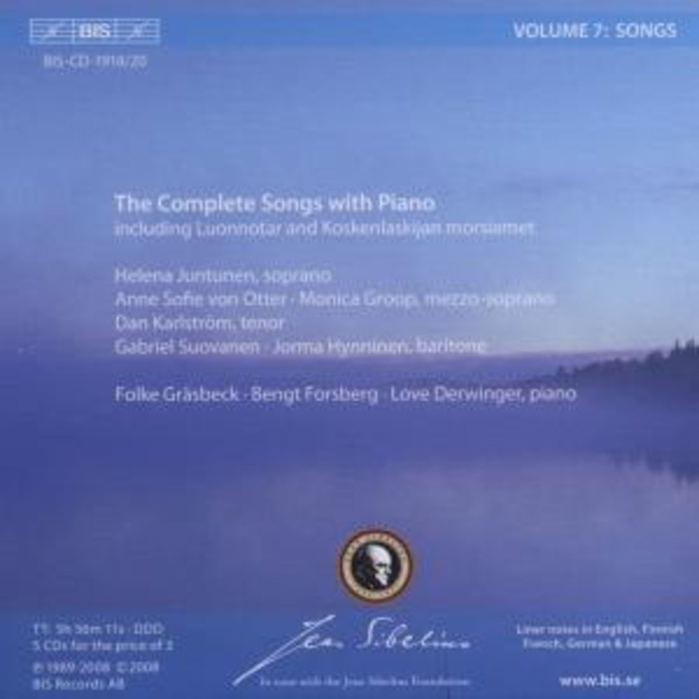 BIS Sibelius 7 - Solo Songs (5/3)