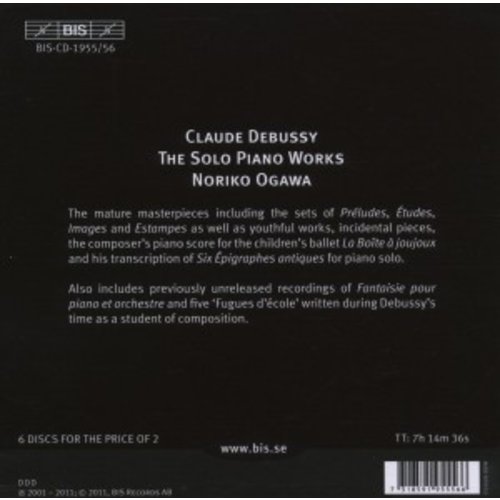 BIS Debussy: The Solo Piano Works