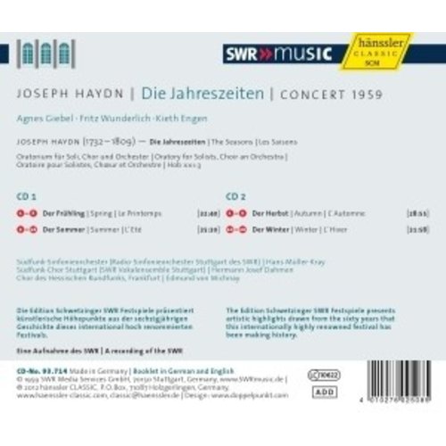 Haydn: Die Jahreszeiten (1959)