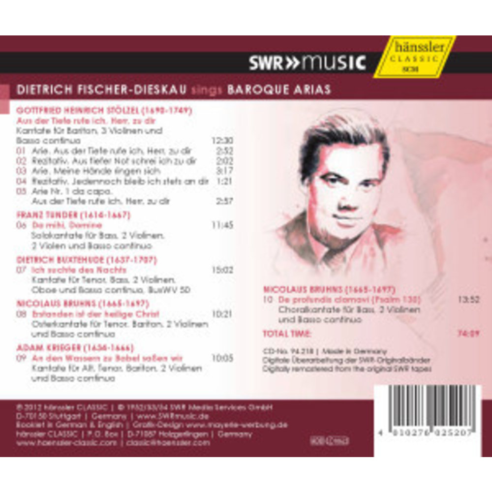 Fischer-Dieskau: Baroque Arias