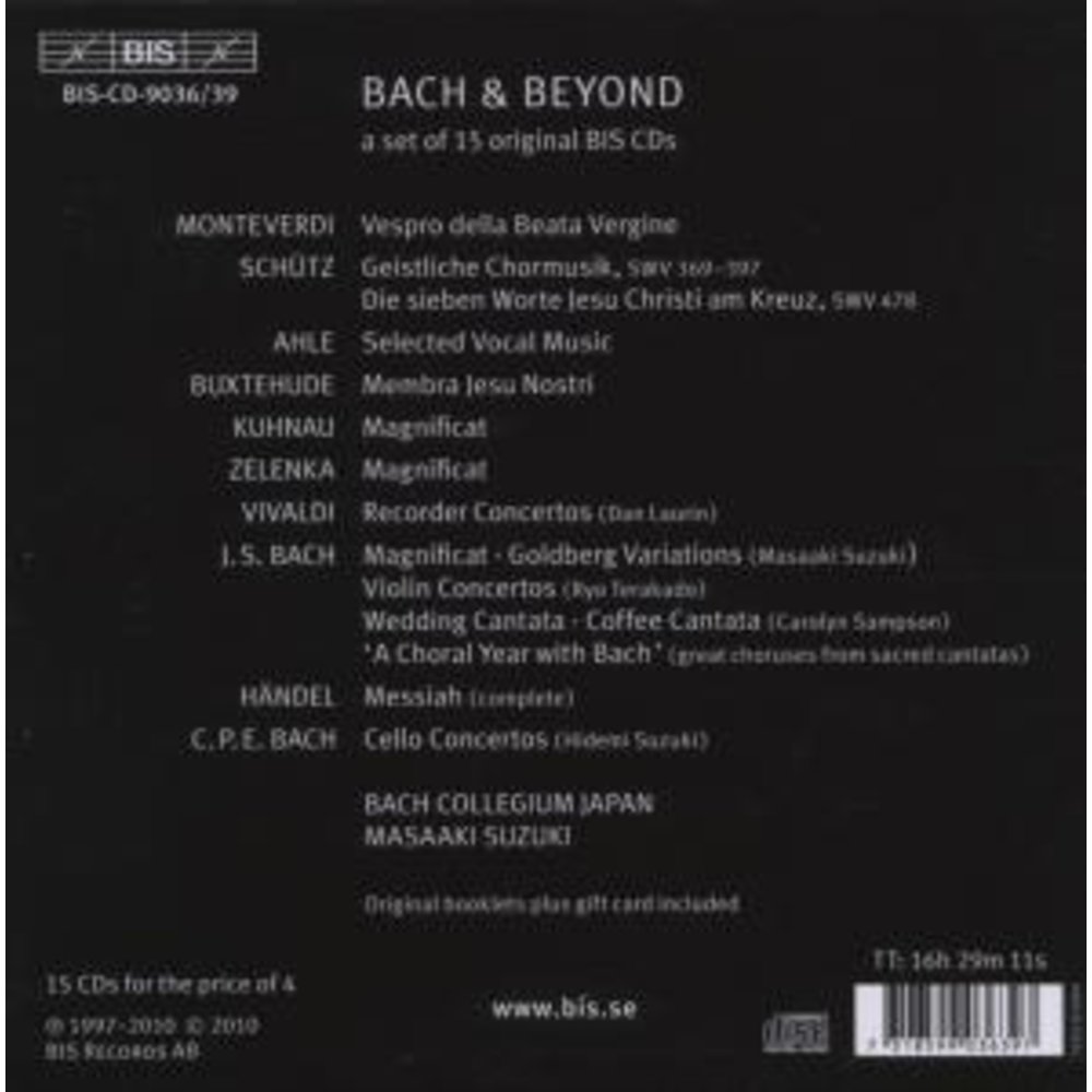 BIS Bach Beyond