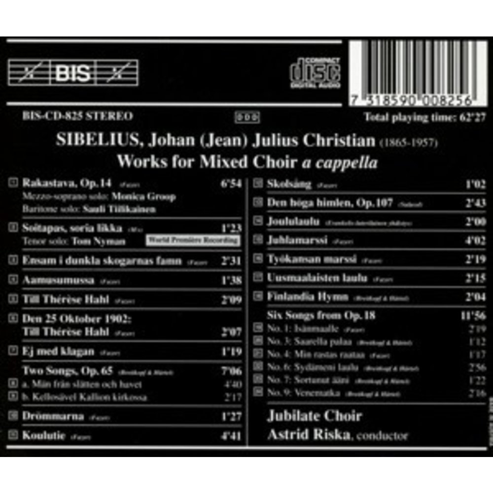 BIS Sibelius - (41) Choir